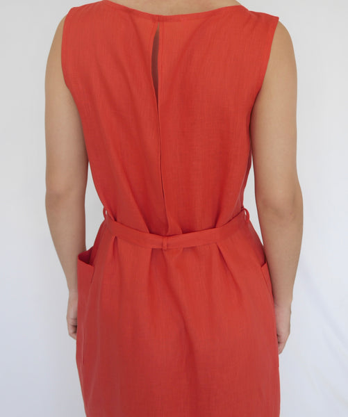 NICO DRESS - TANGERINE