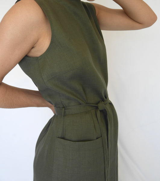 NICO DRESS - KHAKI