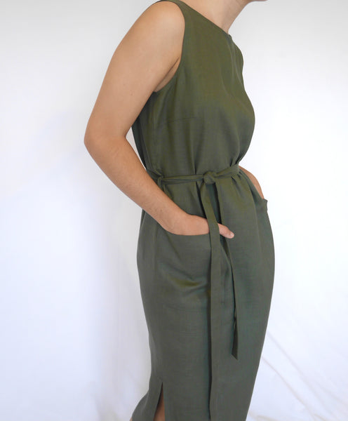 NICO DRESS - KHAKI