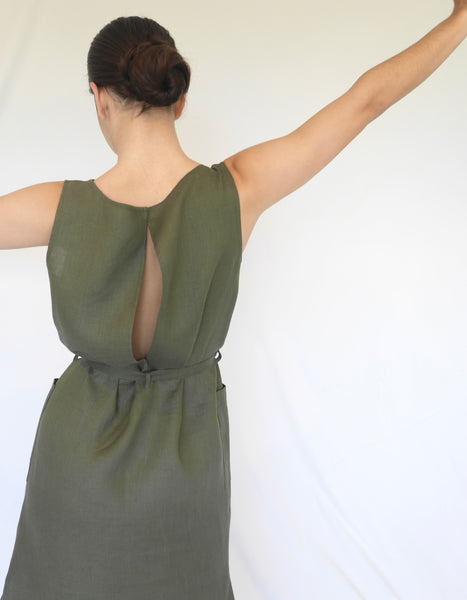 NICO DRESS - KHAKI